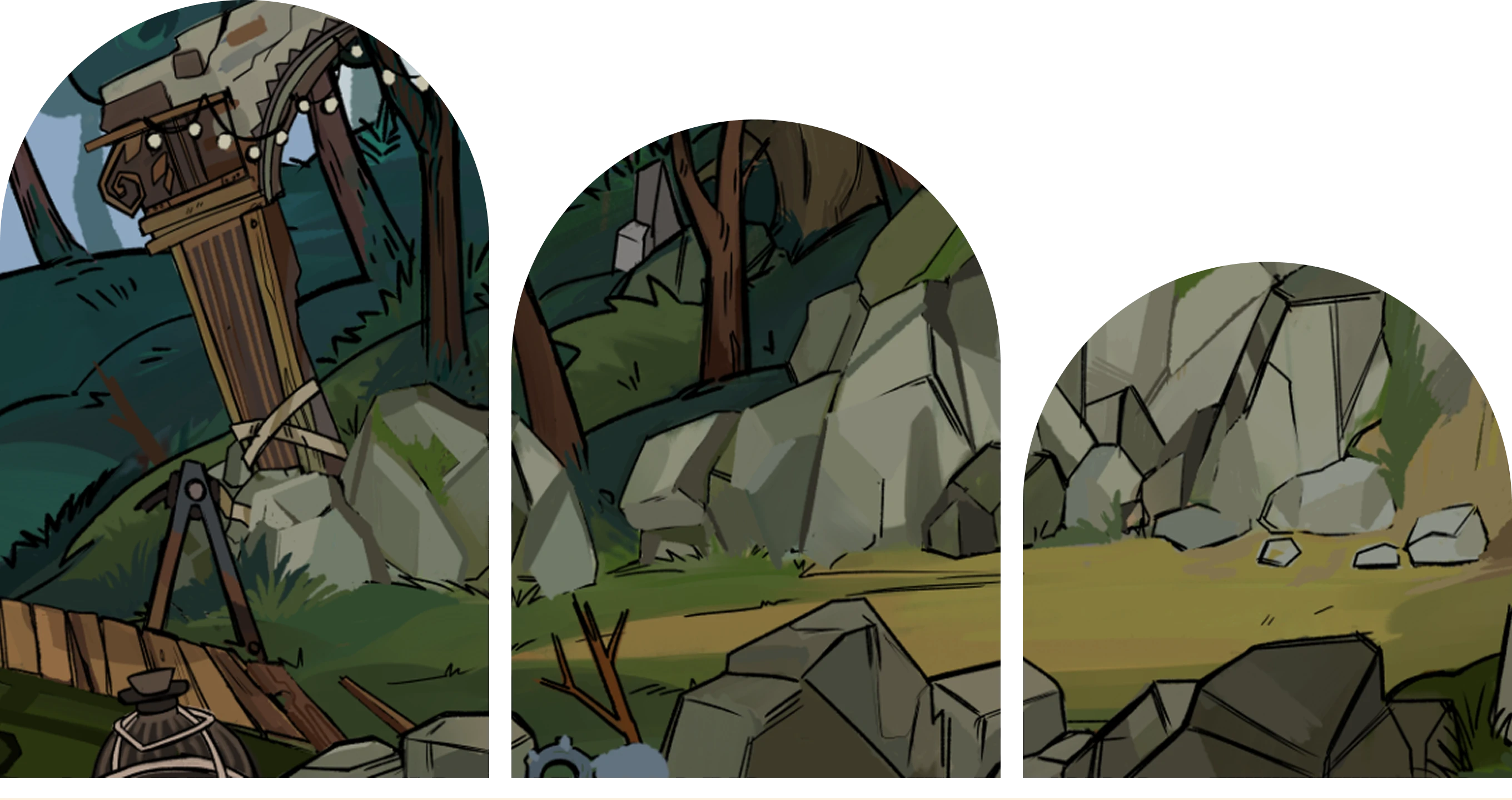 Мост в арке